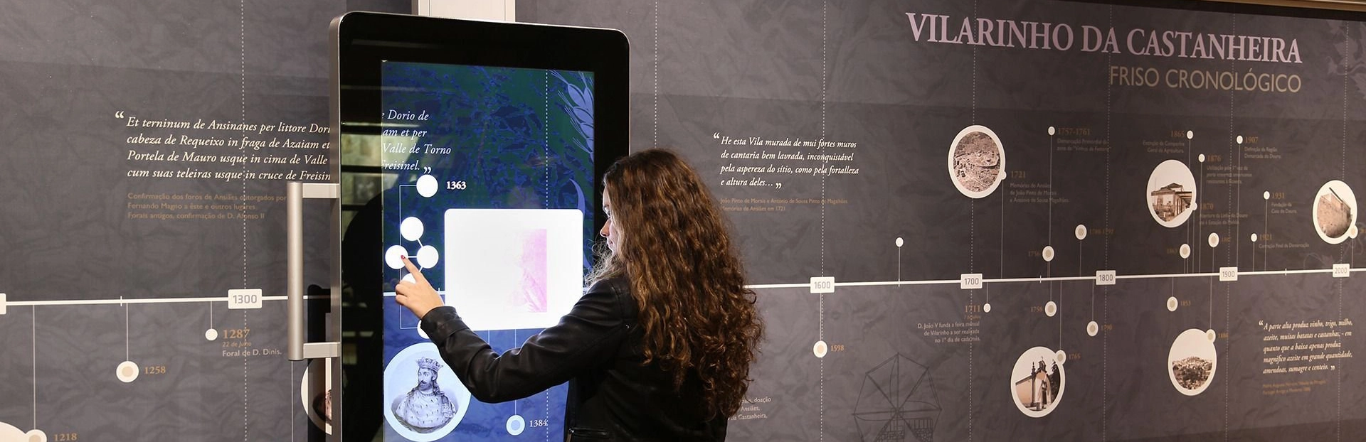 Digital Timeline Wall