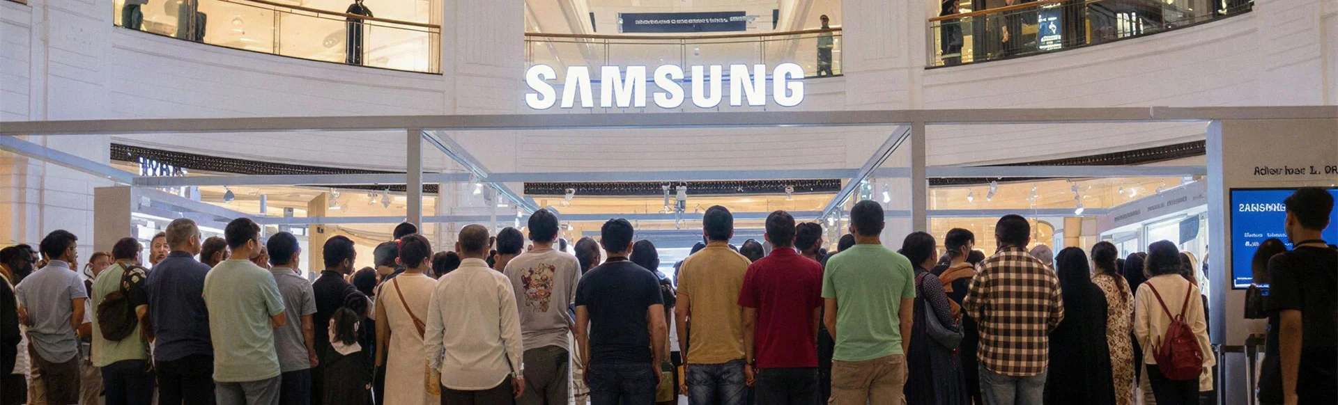 Samsung Galaxy Experience Space interactive pop-up at Dubai Mall showcasing immersive brand activation