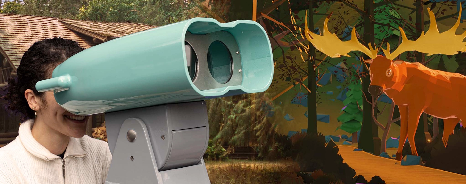 Augmented Reality Binoculars: Seeing Beyond the Ordinary